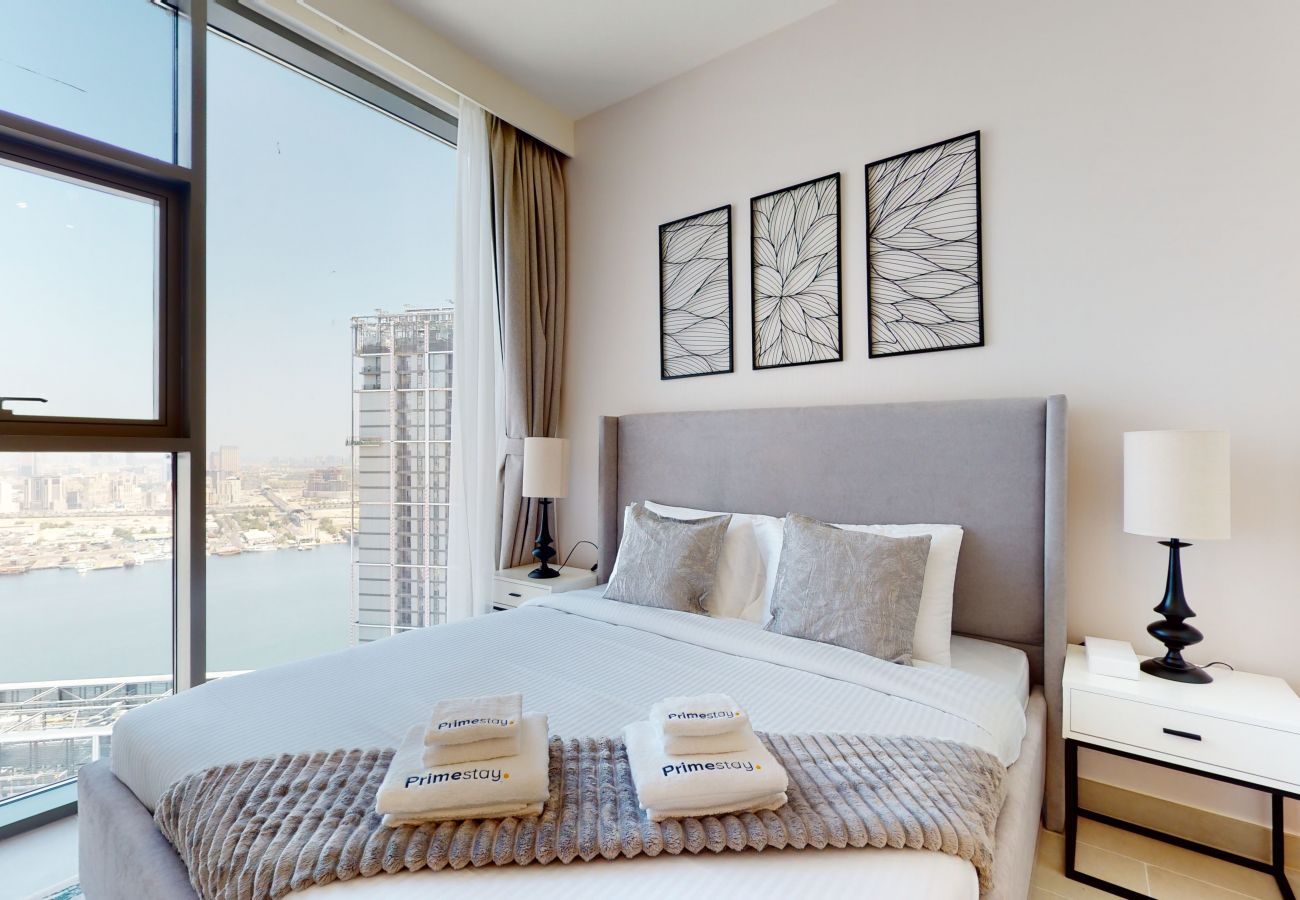 Apartment in Dubai -  Primestay - Creek Rise Tower 1 3BR, Creek Harbour 