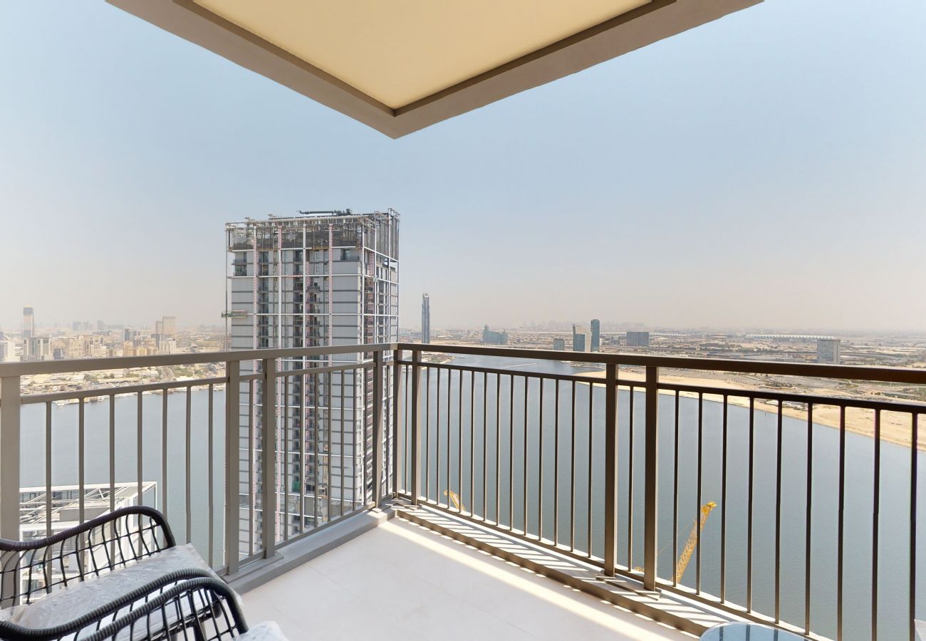 Apartment in Dubai -  Primestay - Creek Rise Tower 1 3BR, Creek Harbour 