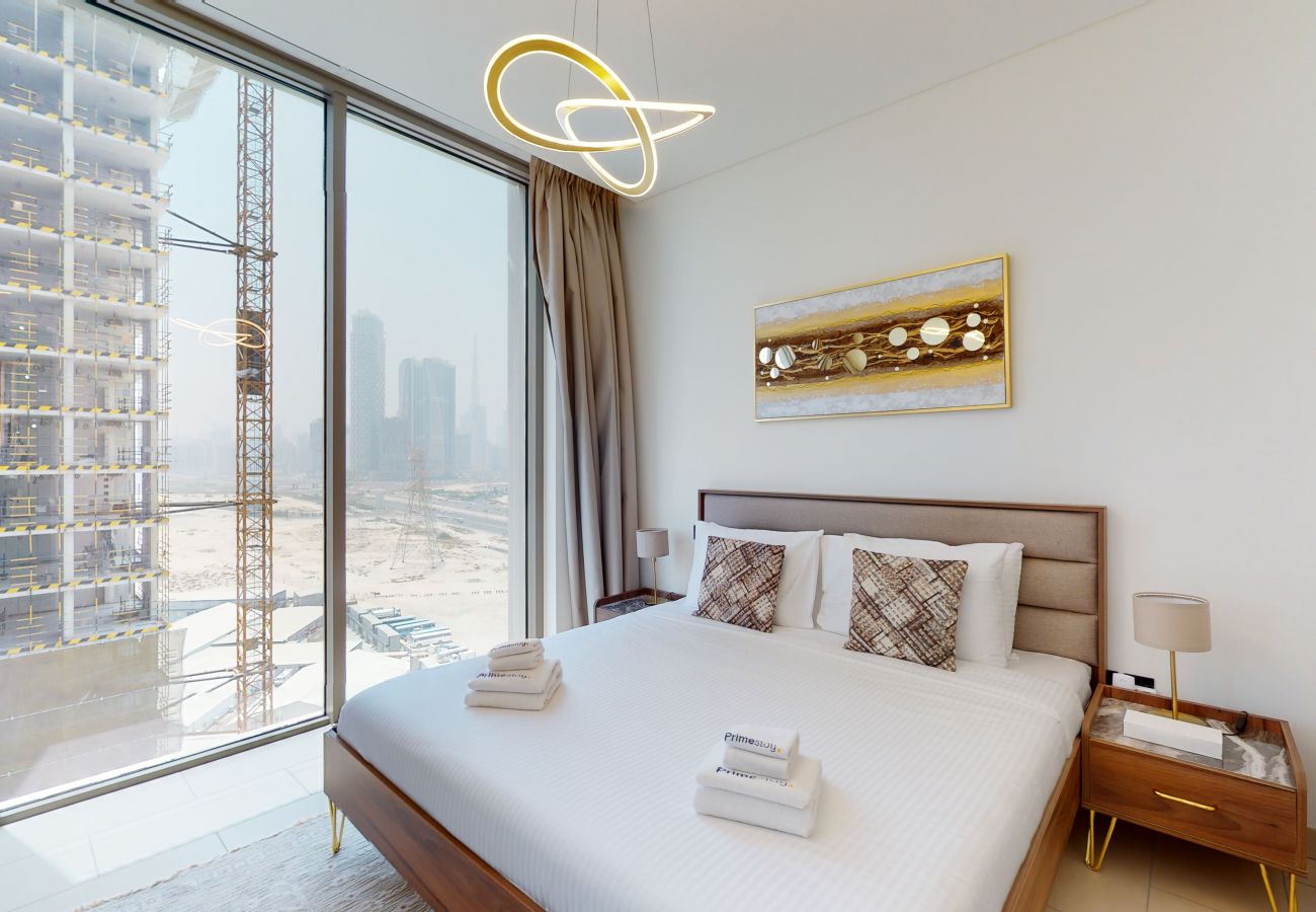 Apartment in Dubai -  Primestay - Creek Vistas 2BR, Al Meydan 