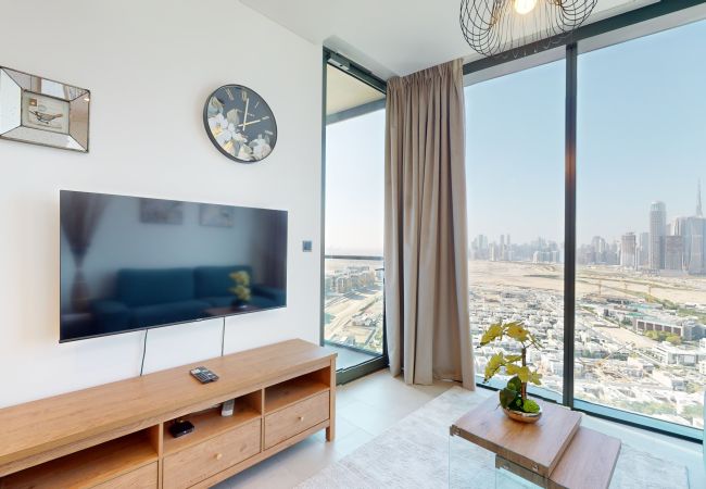 Apartment in Dubai - Primestay - Sobha Hartland Waves 1BR, Al Meydan