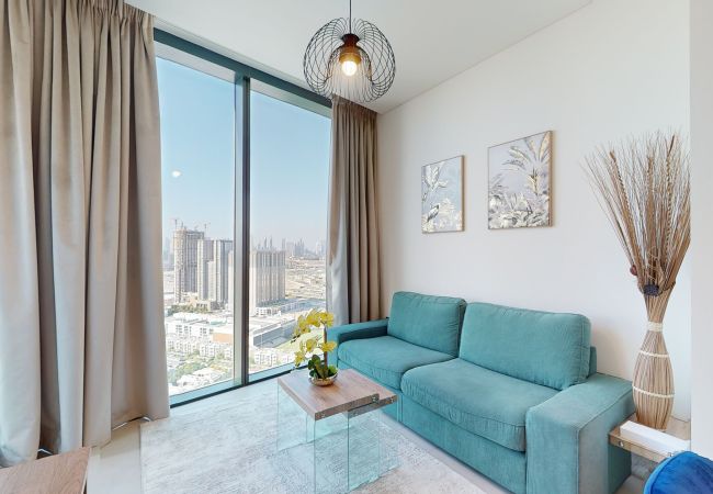 Apartment in Dubai - Primestay - Sobha Hartland Waves 1BR, Al Meydan