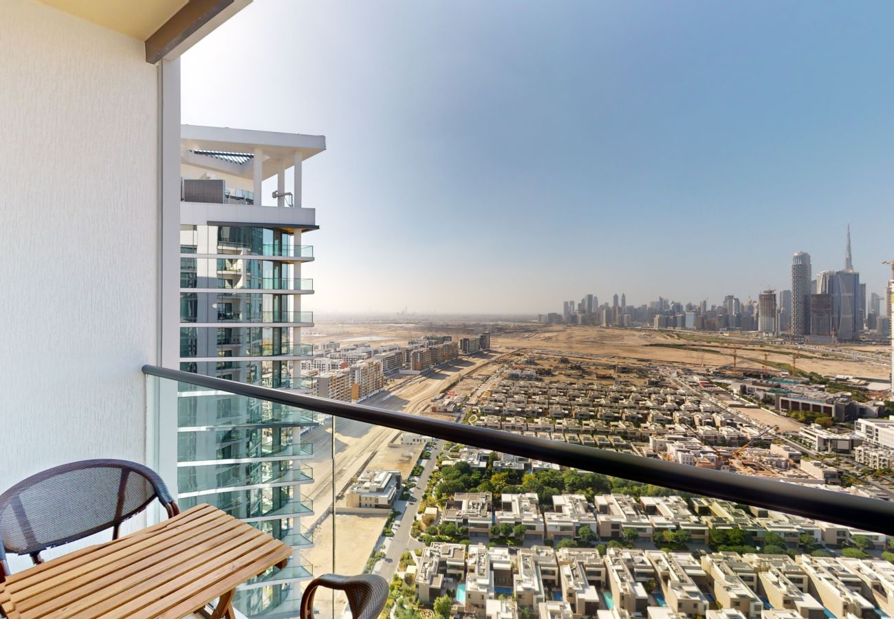 Apartment in Dubai - Primestay - Sobha Hartland Waves 1BR, Al Meydan