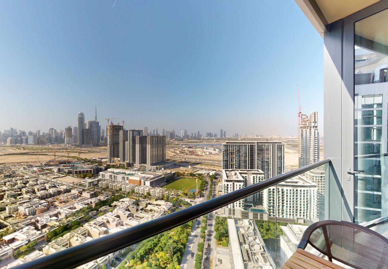 Apartment in Dubai - Primestay - Sobha Hartland Waves 1BR, Al Meydan