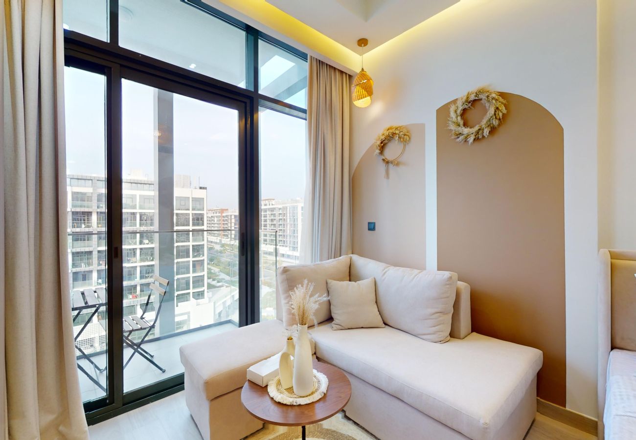 Apartment in Dubai - Primestay - Azizi Riviera 33 Studio - Meydan