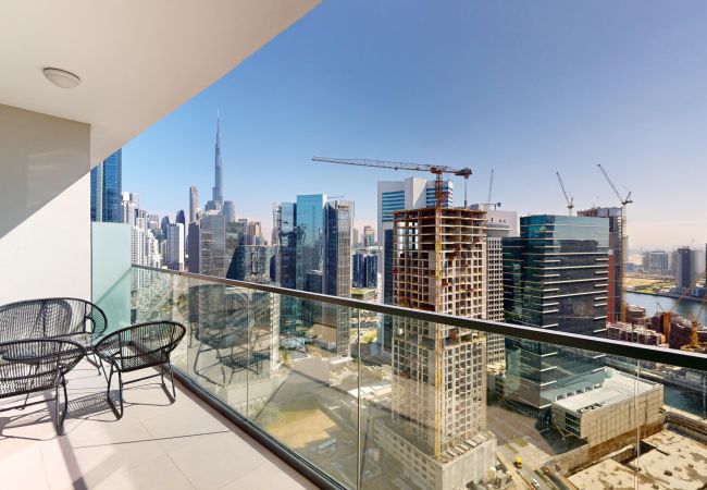 Apartment in Dubai -  Primestay - DAMAC Zada Tower 1BR, Business Bay