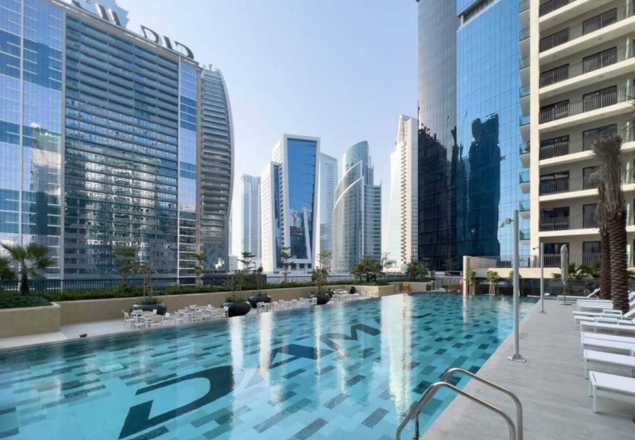 Apartment in Dubai -  Primestay - DAMAC Zada Tower 1BR, Business Bay