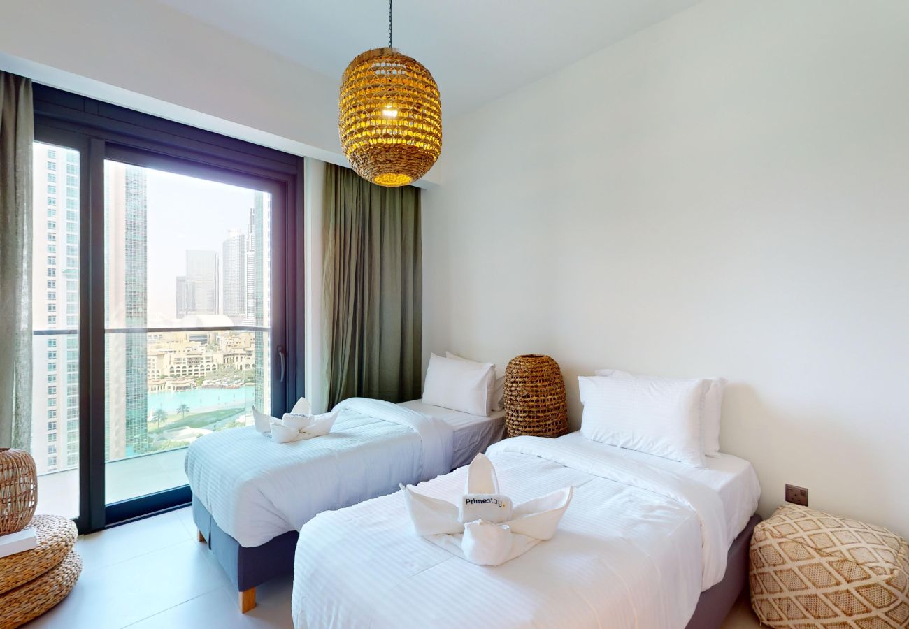 Apartment in Dubai -  Primestay - Act 1 Act 2 2BR  With Burj Khalifa View in Downtown