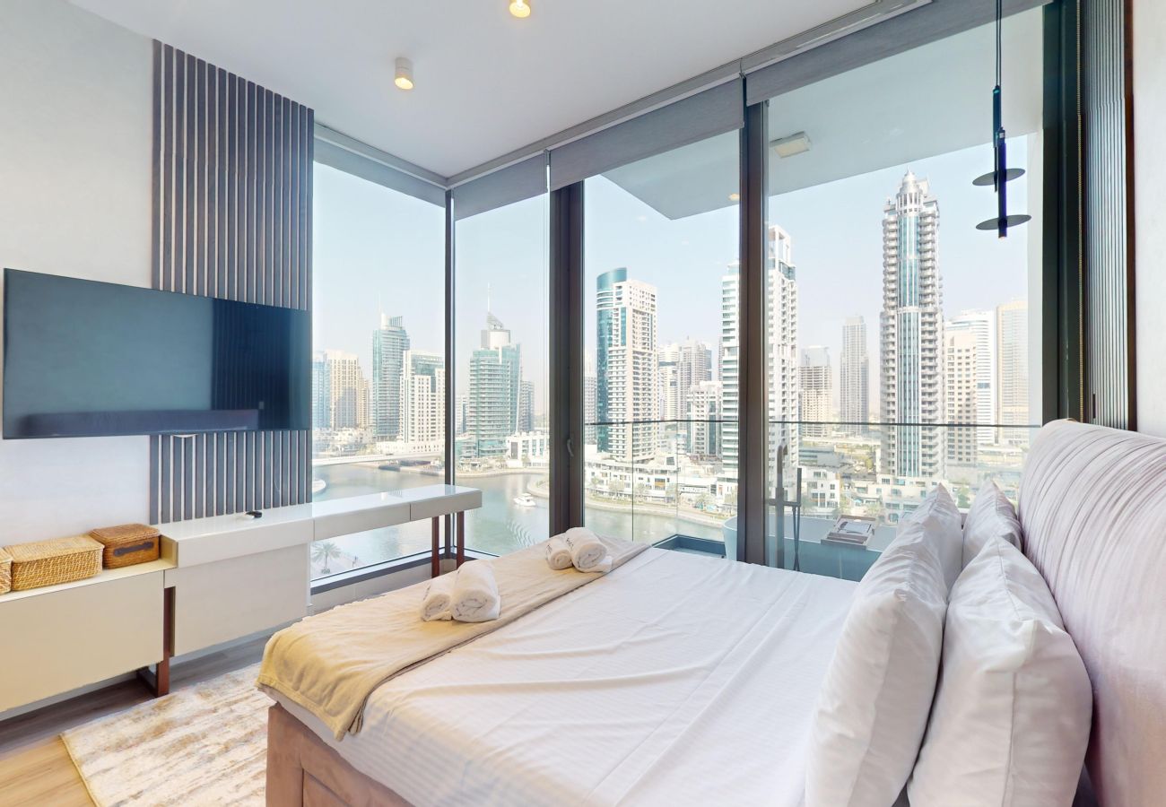 Apartment in Dubai - Primestay - 1BR With Canal View LIV Residence - Dubai Marina