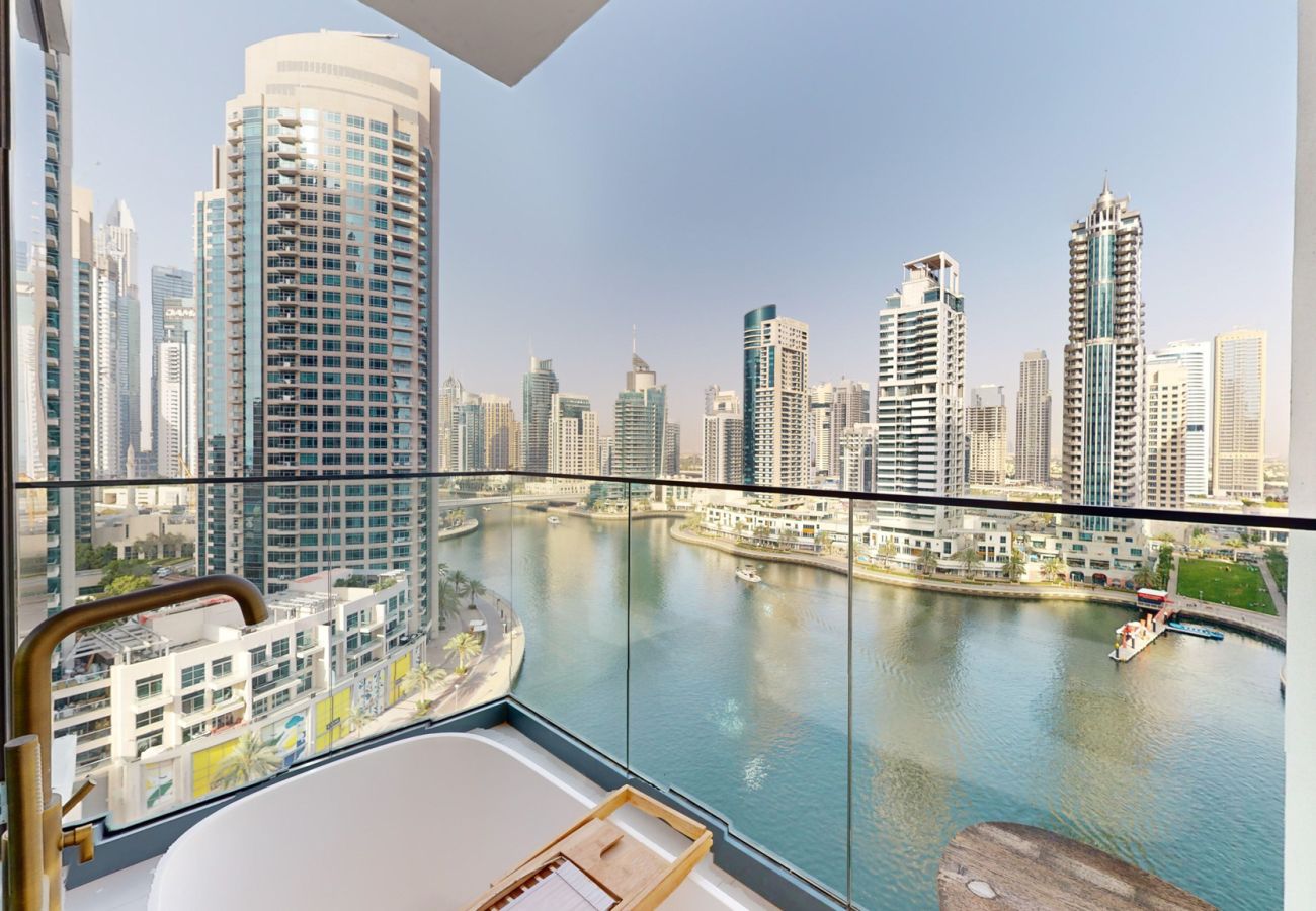 Apartment in Dubai - Primestay - 1BR With Canal View LIV Residence - Dubai Marina