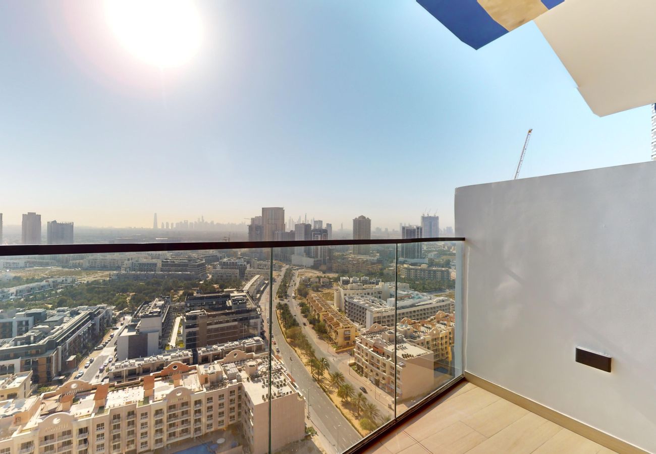 Apartment in Dubai - Primestay - Spacious 2BR in Binghatti Crest - JVC