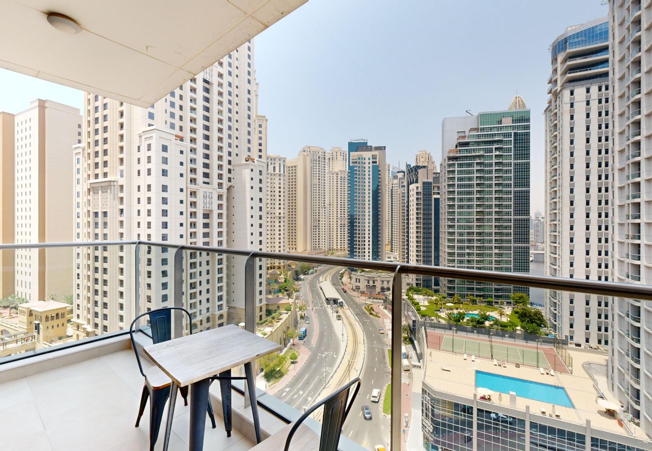 Apartment in Dubai - Primestay - Vibrant 1BR in Sparkle Tower - Dubai Marina