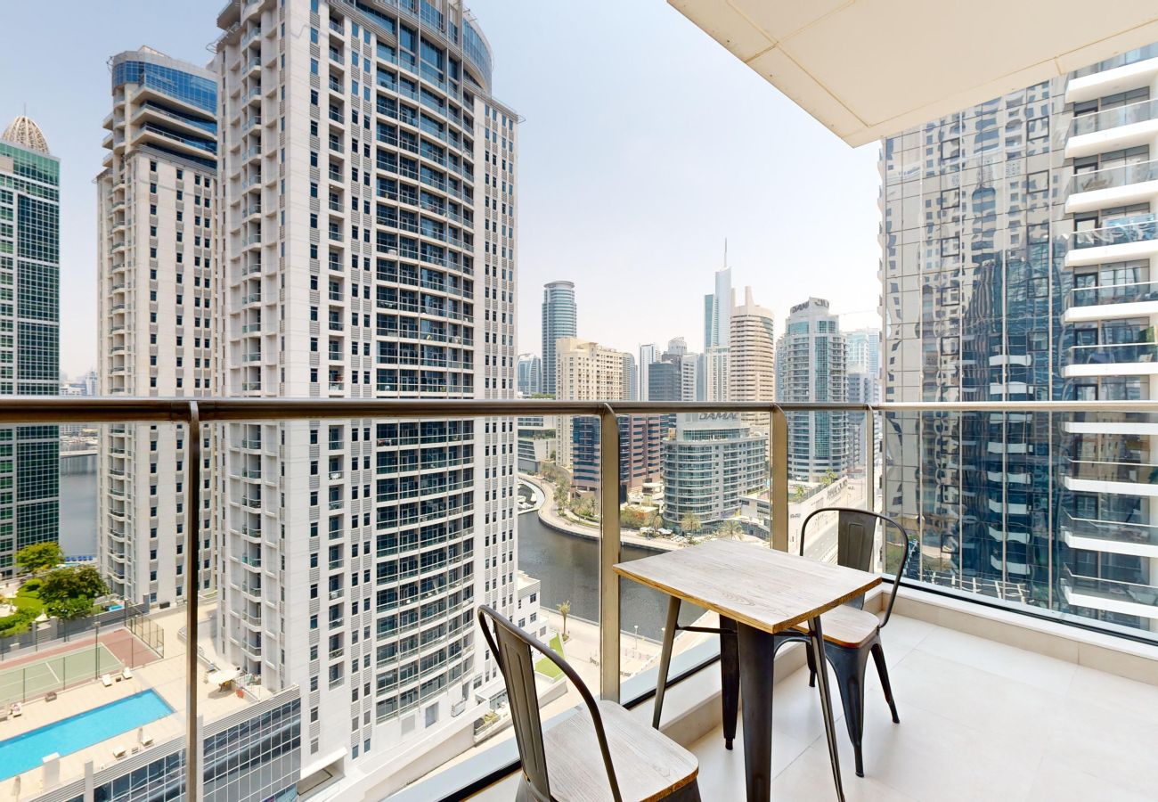 Apartment in Dubai - Primestay - Vibrant 1BR in Sparkle Tower - Dubai Marina