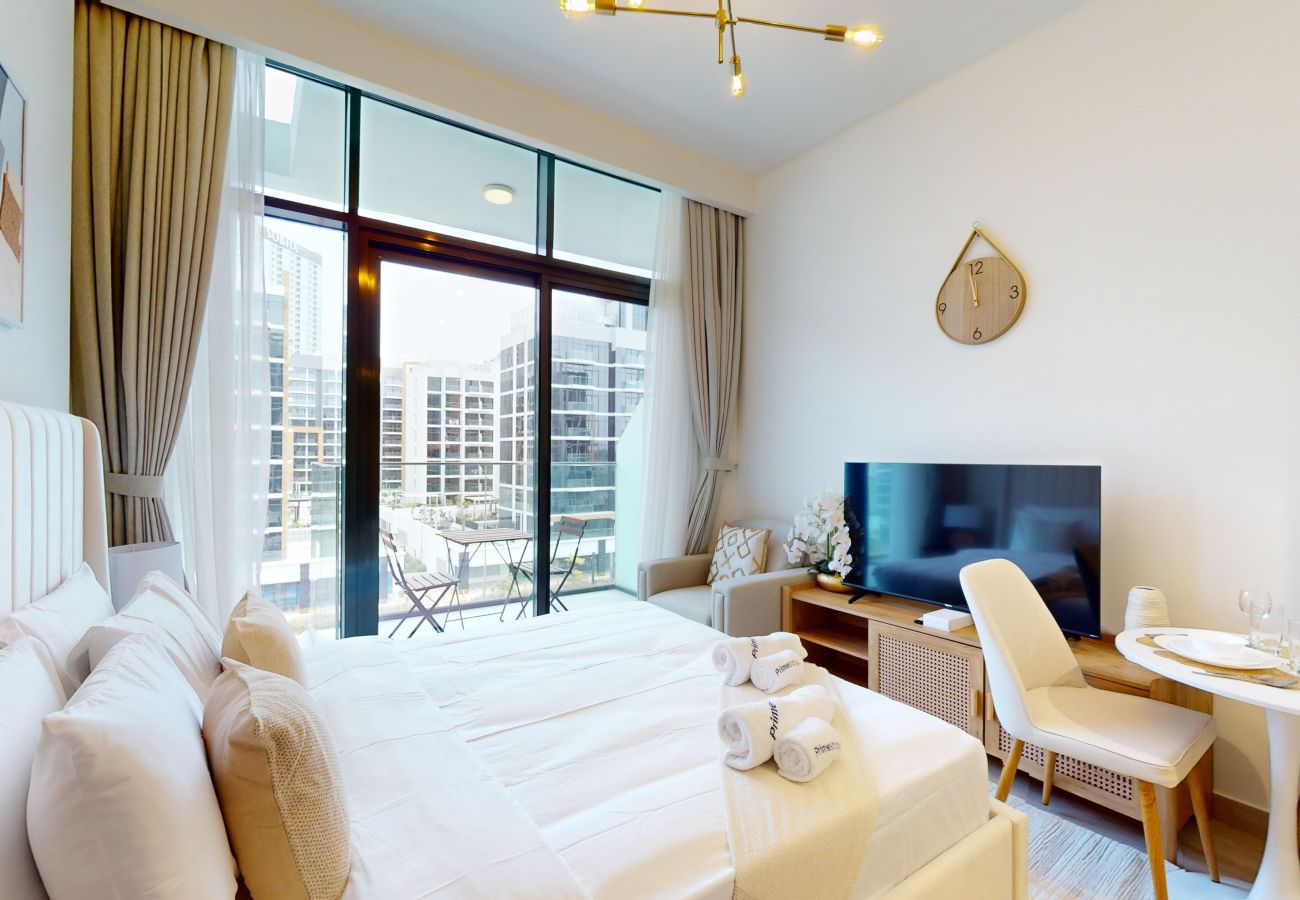 Apartment in Dubai - Primestay - Sleek Studio in Azizi Riviera - Meydan