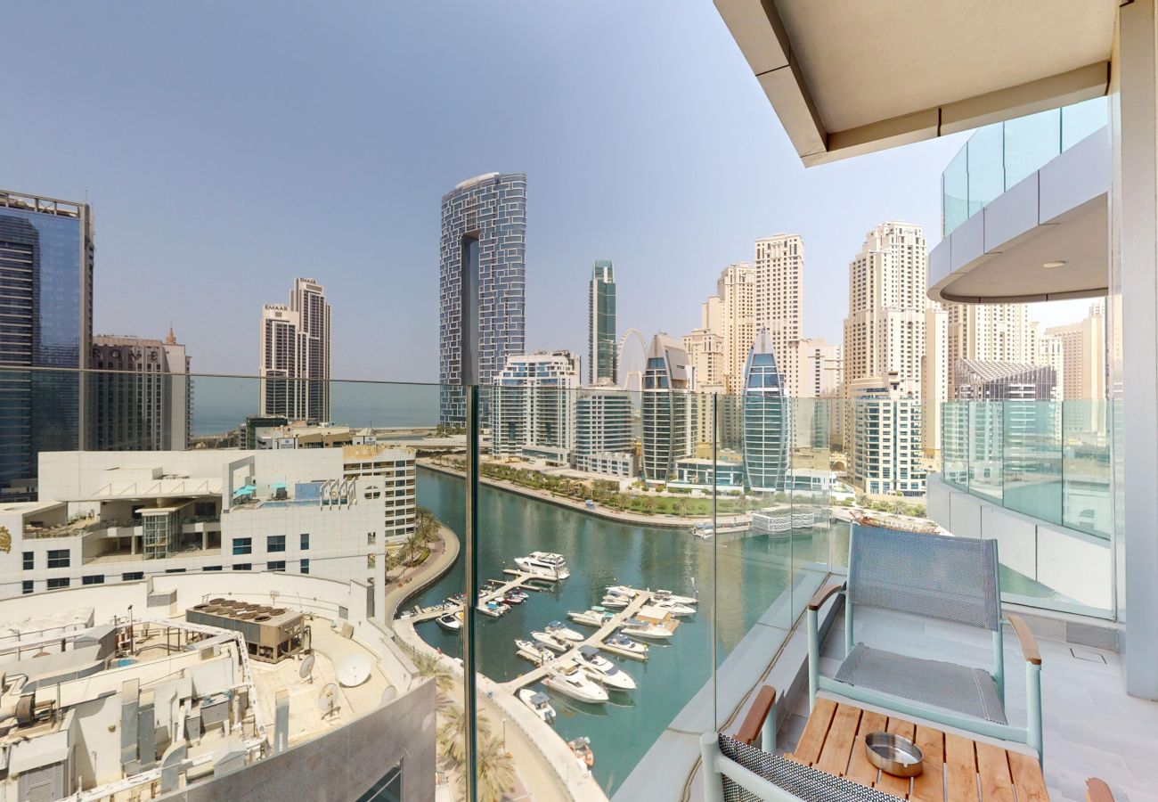 Apartment in Dubai - Primestay - Spacious Studio in Dubai Marina with Marina View 