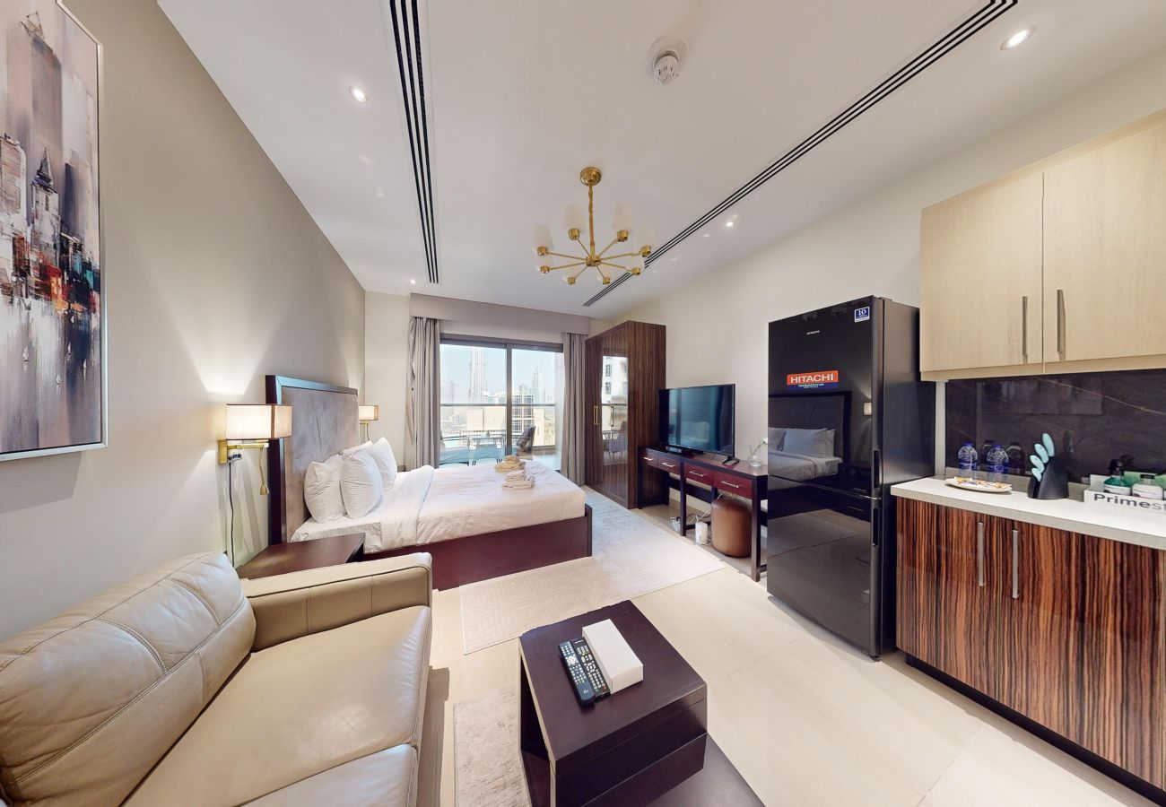 Apartment in Dubai - Primestay- Studio with Burj Khalifa View Elite - Downtown