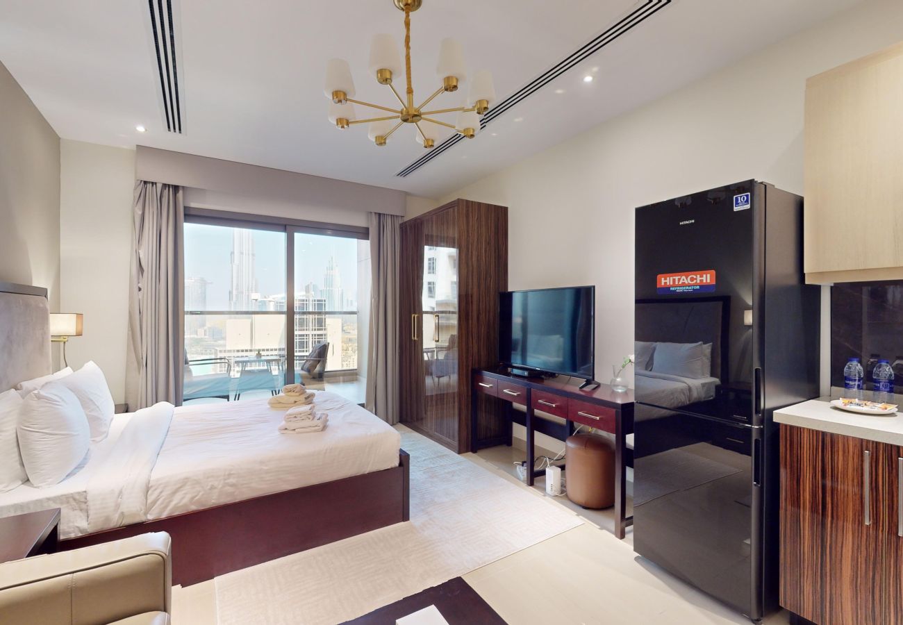 Apartment in Dubai - Primestay- Studio with Burj Khalifa View Elite - Downtown