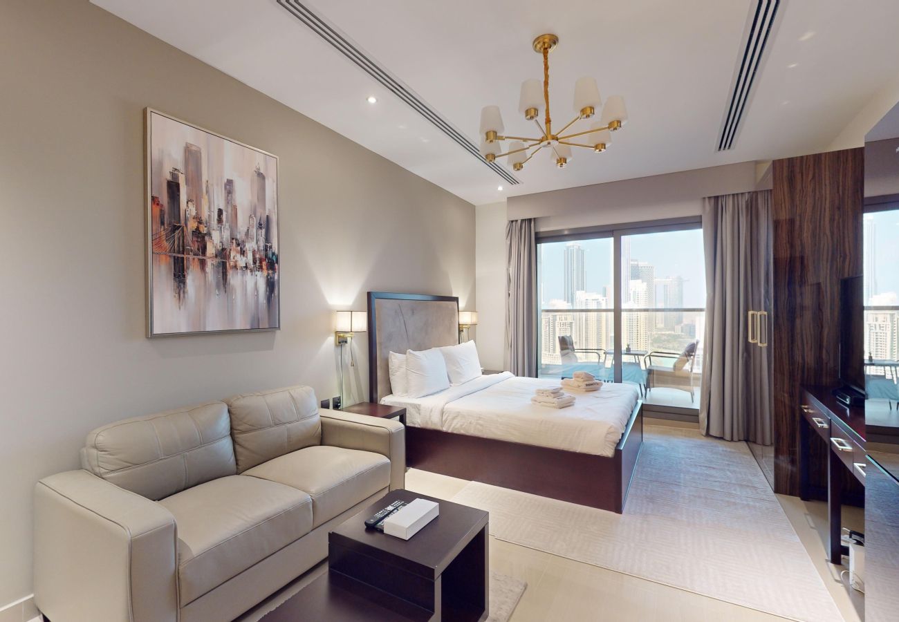 Apartment in Dubai - Primestay- Studio with Burj Khalifa View Elite - Downtown