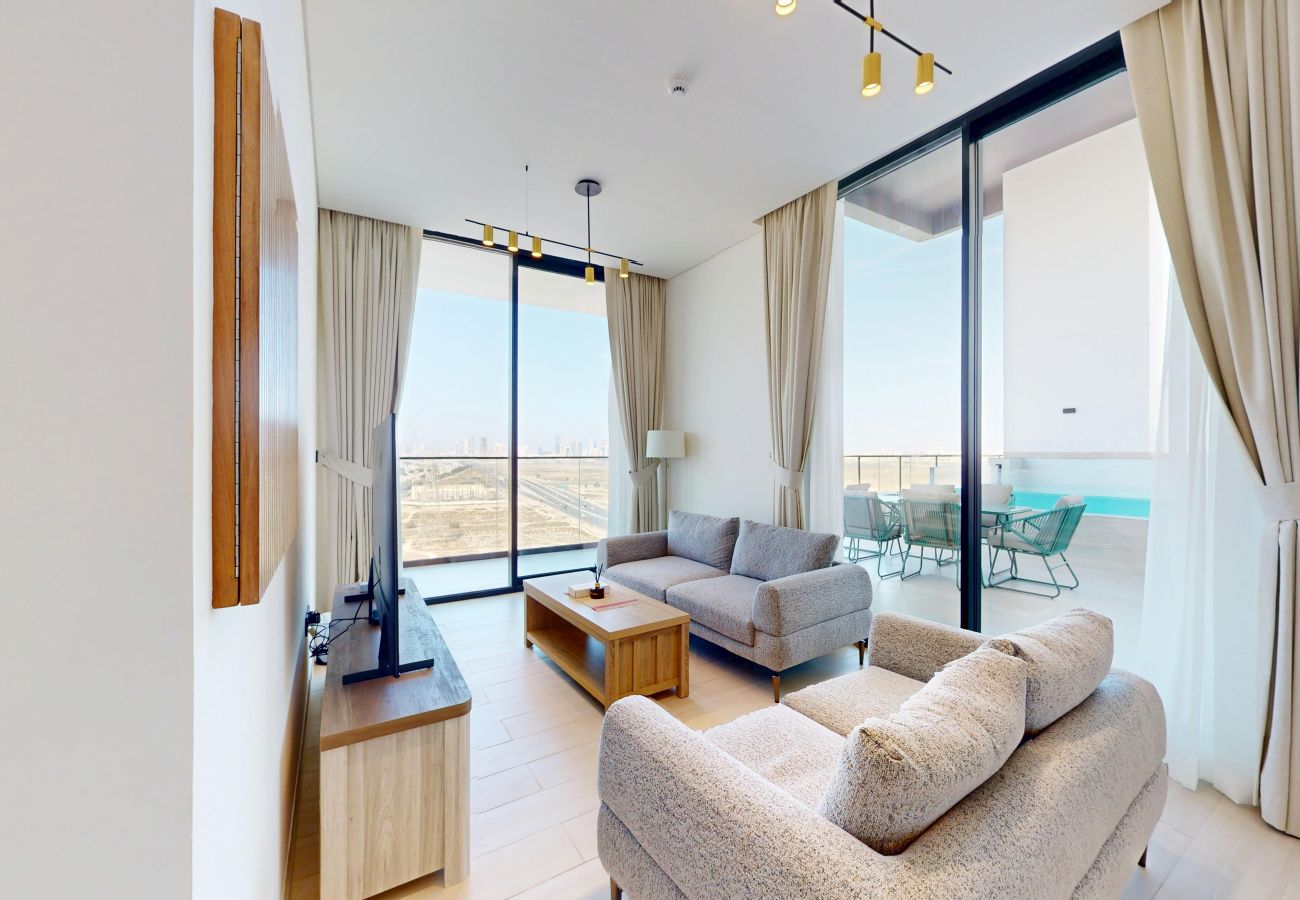 Apartment in Dubai - Primestay - Serene 2 BR in JVC with private pool