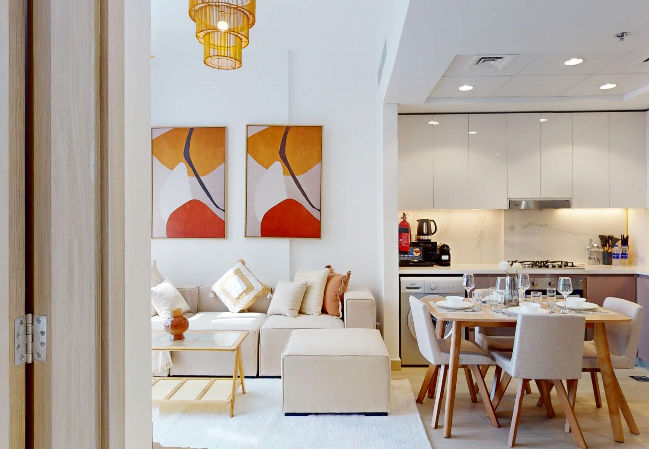 Apartment in Dubai - Primestay  - Minimalist 1BR in Azizi Riviera