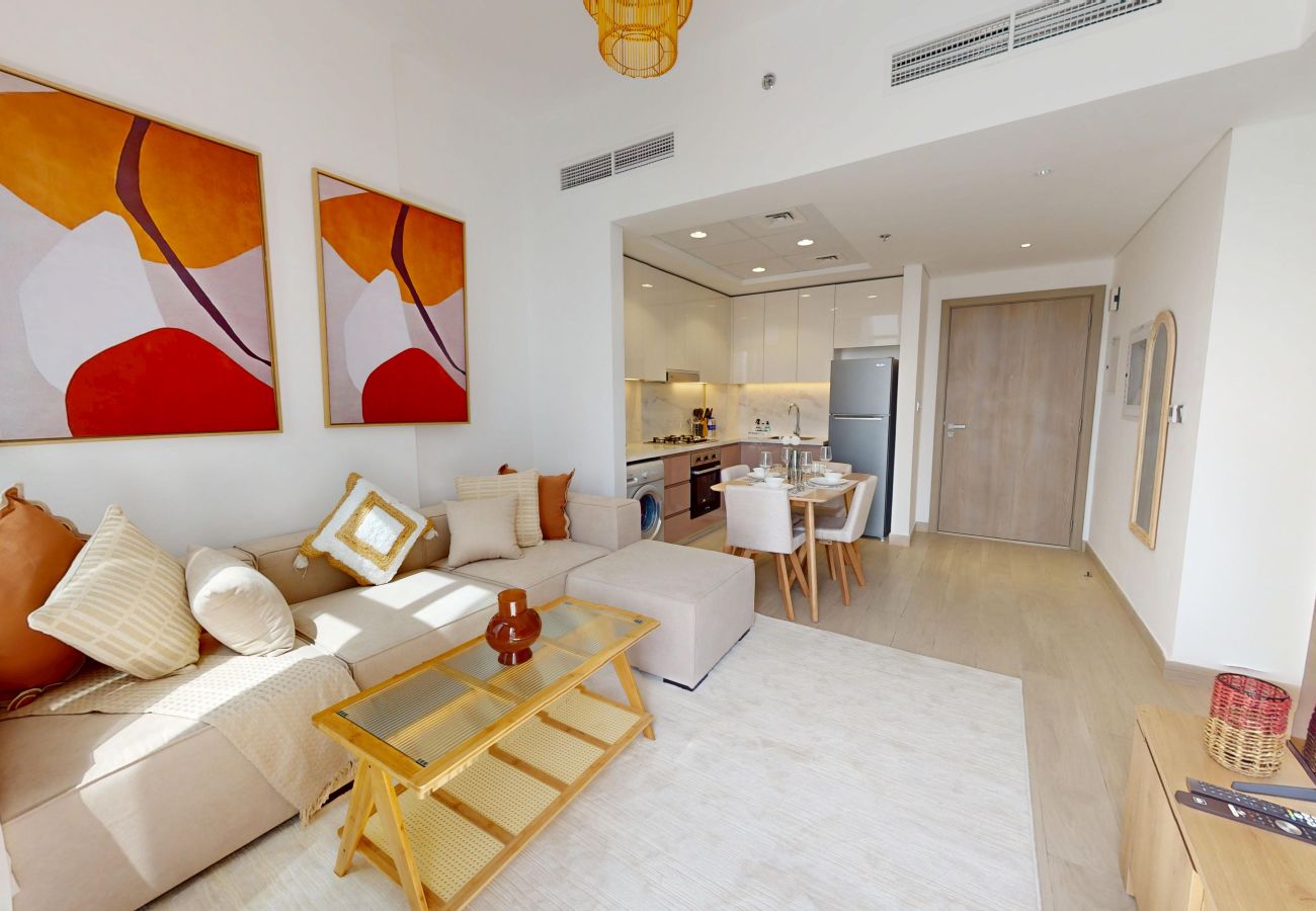 Apartment in Dubai - Primestay  - Minimalist 1BR in Azizi Riviera